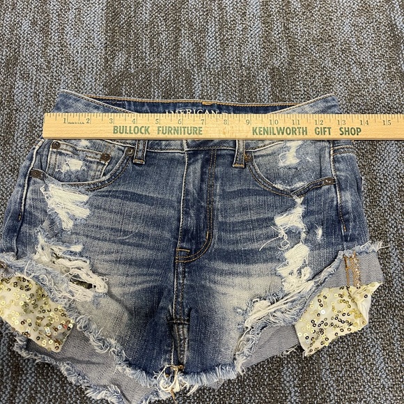 Excellent used condition womens size 0American Eagle hi rise festival short - Picture 3 of 7
